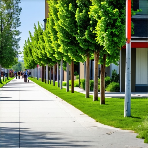 Local Boise neighborhood with small businesses and community gatherings