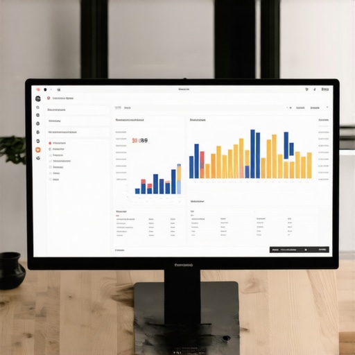 A digital marketing professional reviewing Boise local SEO analytics on a computer.