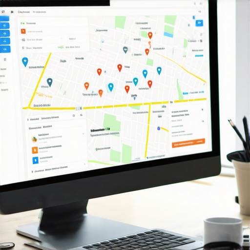 Close-up of SEO software analyzing Boise local business listings and map rankings.