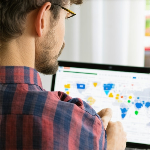 Business owner reviewing Boise SEO performance on maps