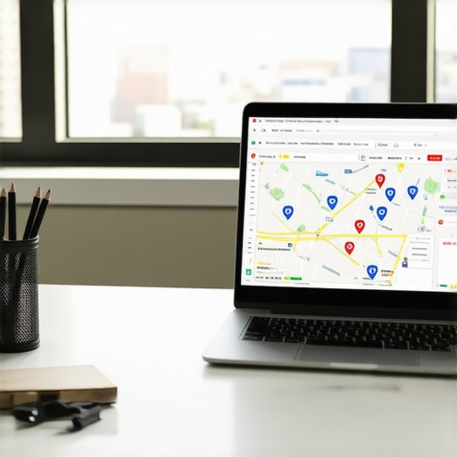 A person working on SEO analysis with various tools and charts on a computer screen in Boise