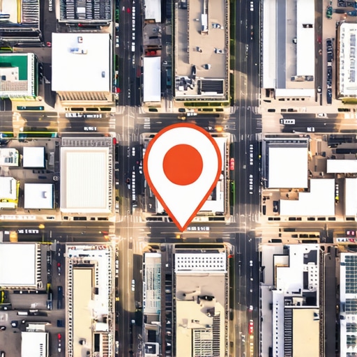 Map of Boise city with icons representing local businesses