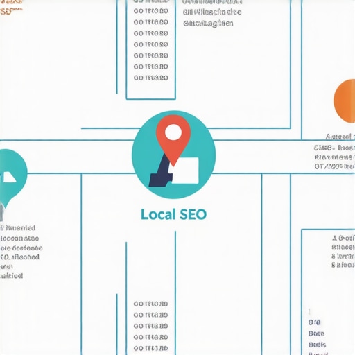 Diagram showing Boise local SEO tactics for map pack ranking